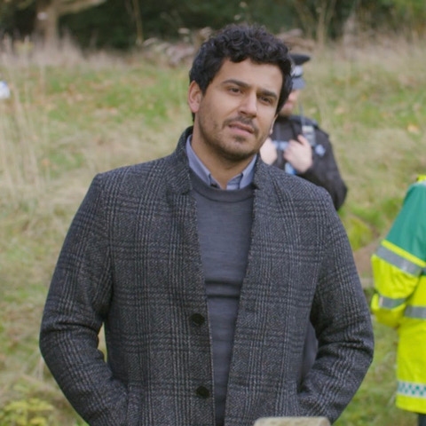 Liam Tamne as DS Suresh Nupur on Doctors, BBC One.