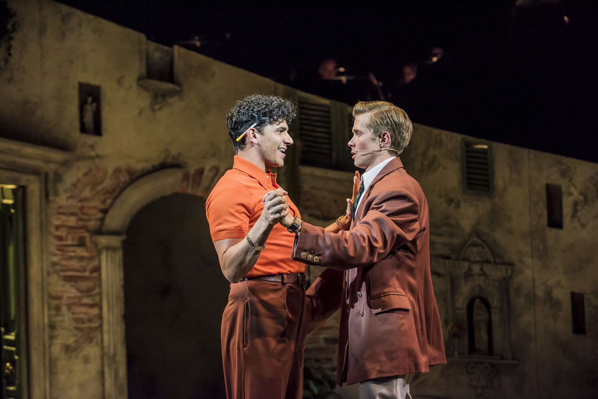 Liam Tamne (Giuseppe Naccarelli) and Rob Houchen (Fabrizio Naccarelli),
The Light In The Piazza.