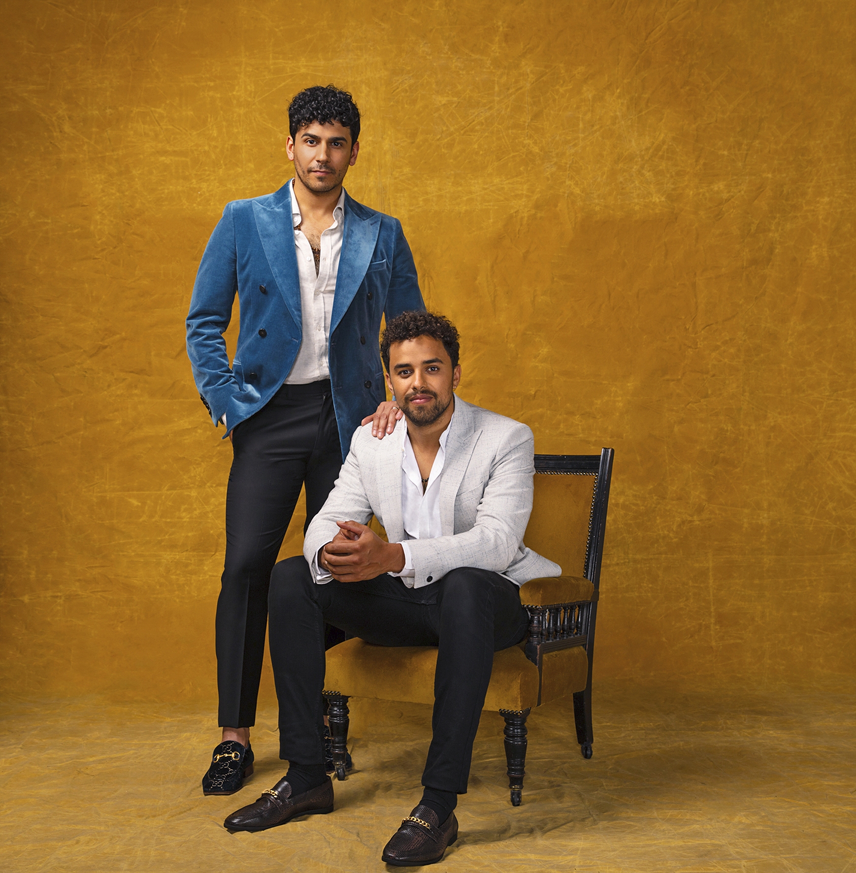 Liam Tamne (Ramses) and Luke Brady (Moses),
The prince Of Egypt A New Musical,
Photographer Darren Bell.