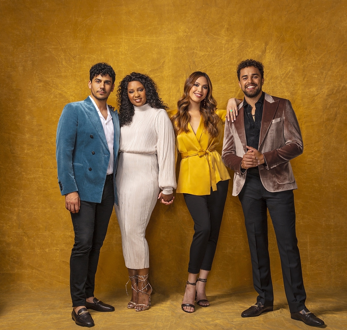 Liam Tamne (Ramses), Alexia Khadime (Miriam),Christine Allado (Tzipporah) and Luke Brady (Moses),
The prince Of Egypt A New Musical,
Photographer Darren Bell.
